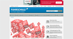 Desktop Screenshot of fahrschule-online.de